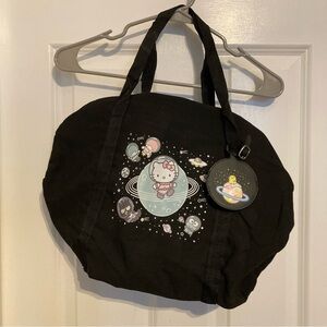 Sanrio Loot Crate Out of this World Duffle Bag with Luggage Tag